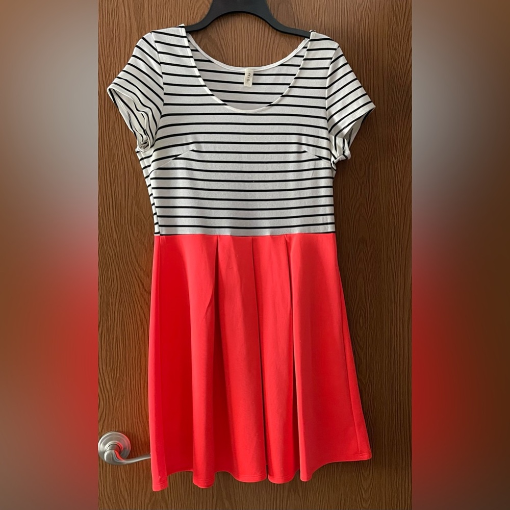 Maru Coral Color Block Dress